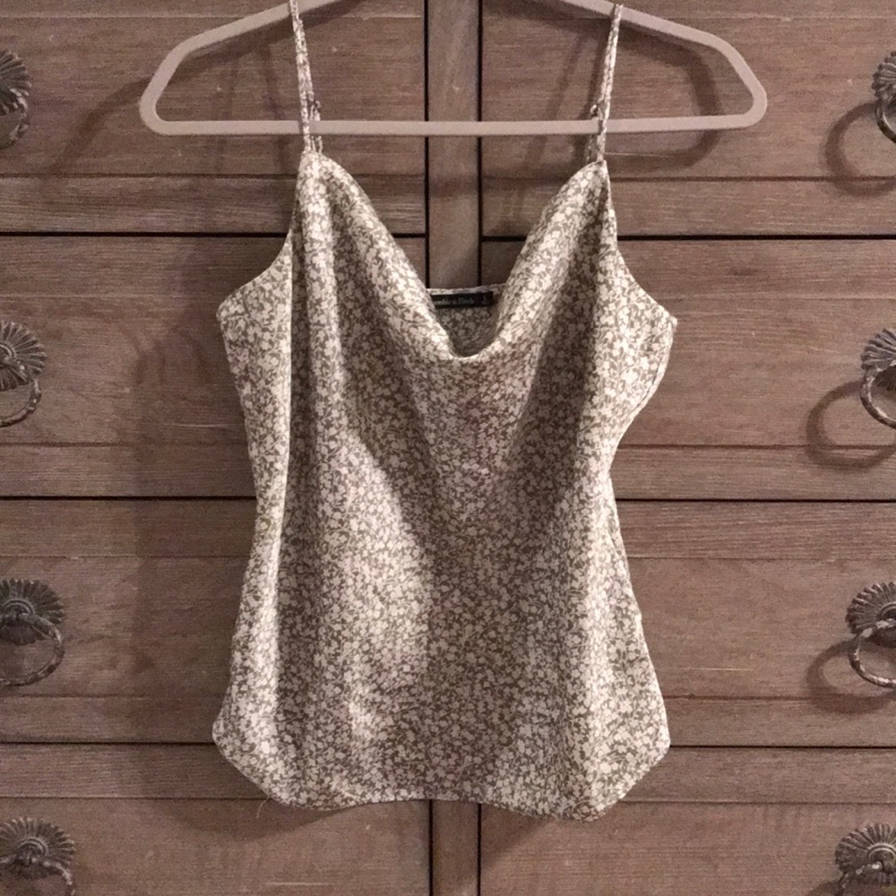 Silk tank top